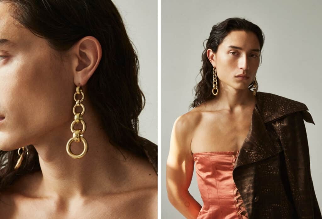 Laura Lombardi Oversized Earrings Unique Fall accessory