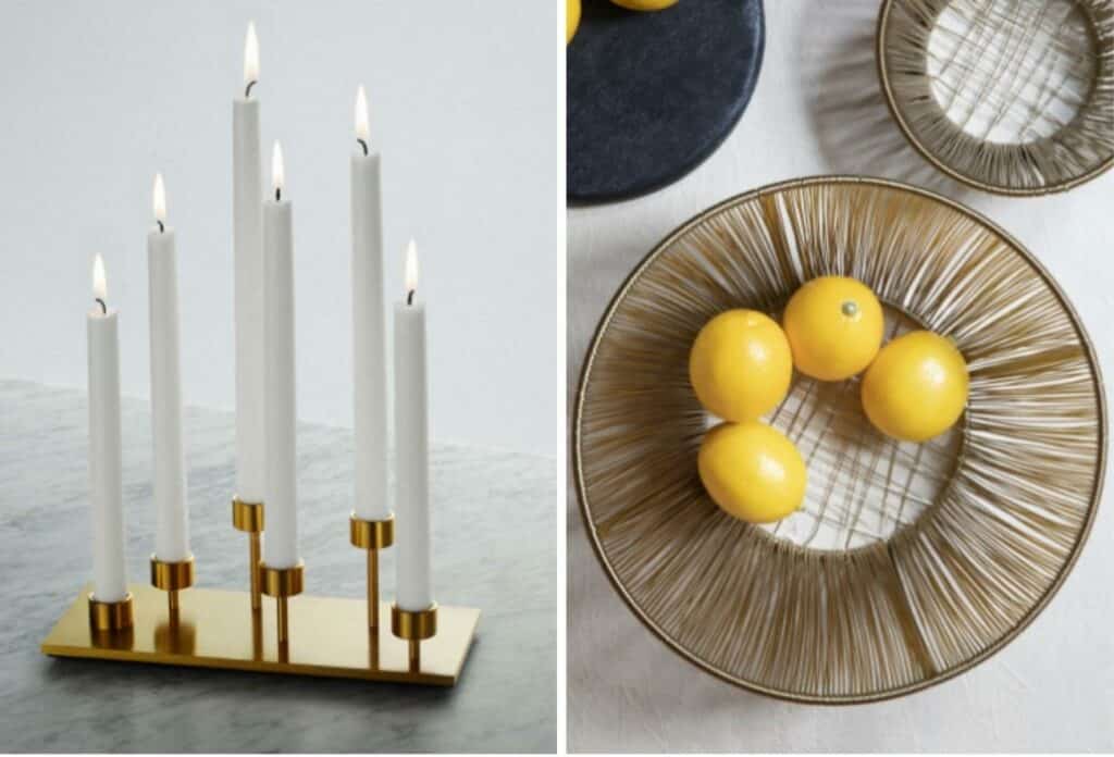 machined brass candelabra from buster and punch fall home essential 